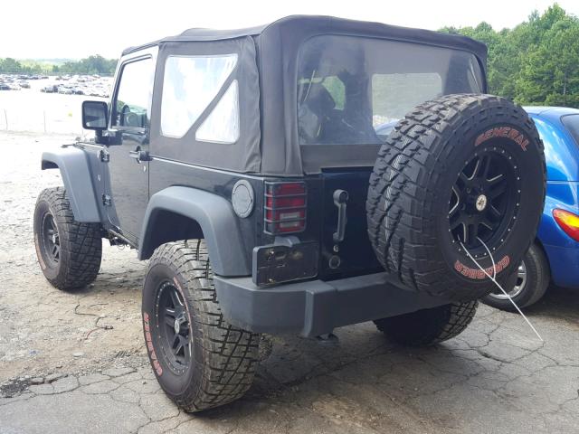 1C4AJWAG6CL241564 - 2012 JEEP WRANGLER S BLACK photo 3