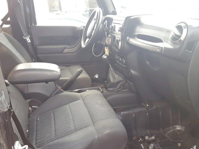 1C4AJWAG6CL241564 - 2012 JEEP WRANGLER S BLACK photo 5