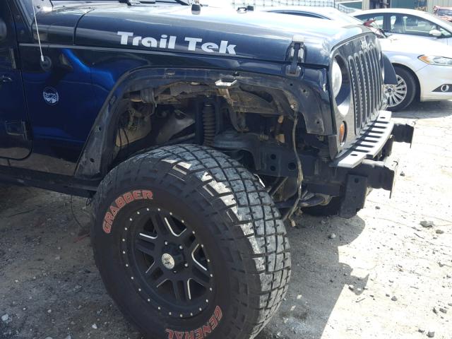 1C4AJWAG6CL241564 - 2012 JEEP WRANGLER S BLACK photo 9