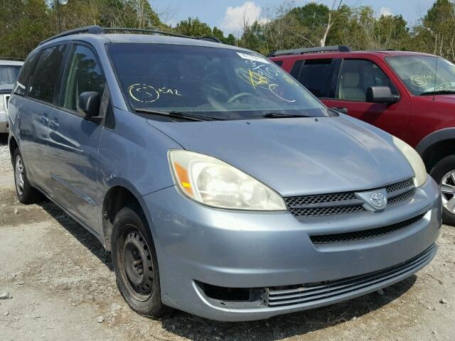 5TDZA23C24S053159 - 2004 TOYOTA SIENNA BLUE photo 1