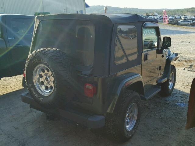 1J4FA39S86P753704 - 2006 JEEP WRANGLER GREEN photo 4