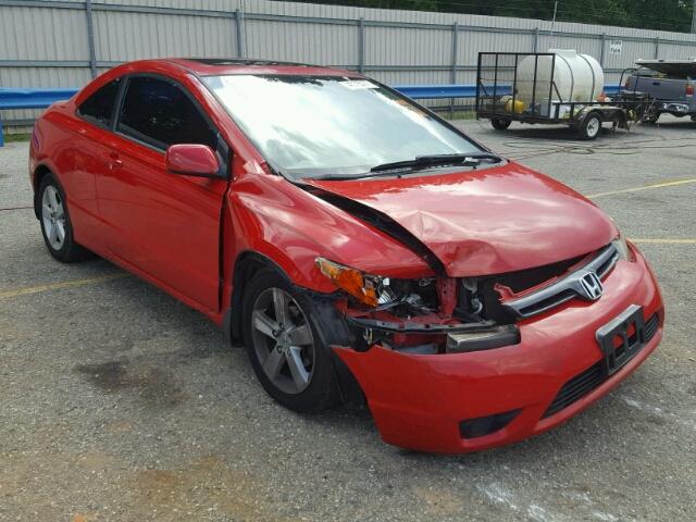 2HGFG12817H502652 - 2007 HONDA CIVIC EX RED photo 1