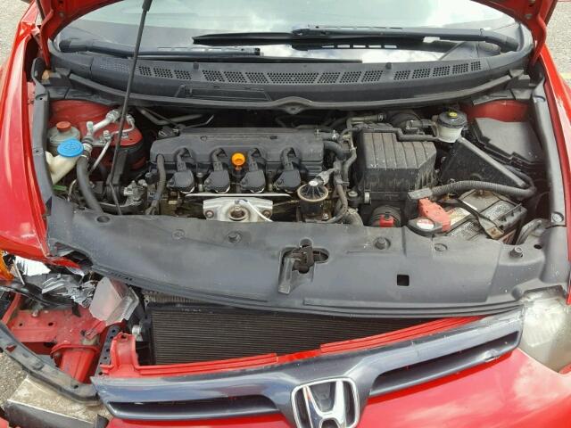 2HGFG12817H502652 - 2007 HONDA CIVIC EX Qırmızı foto 7