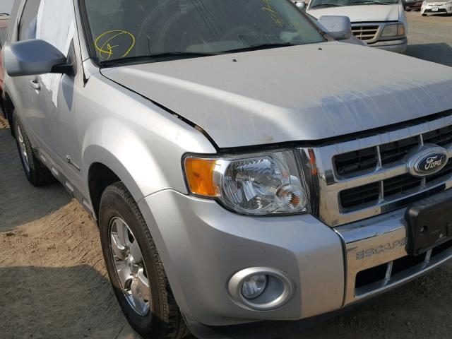 1FMCU49369KA42286 - 2009 FORD ESCAPE HYB BLACK photo 1