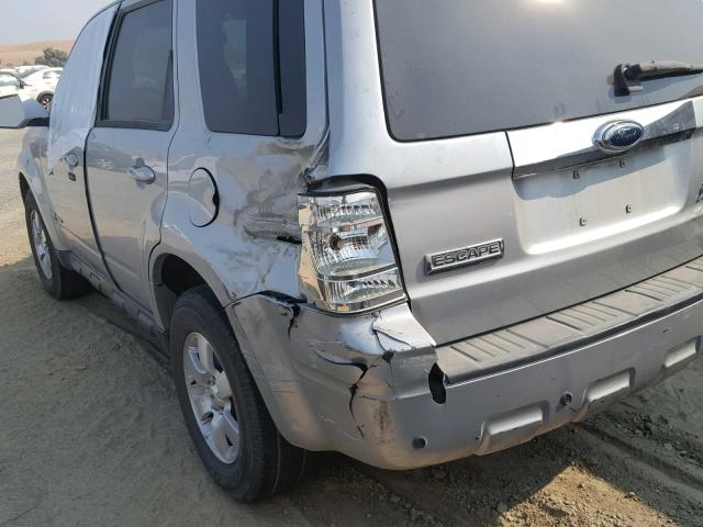 1FMCU49369KA42286 - 2009 FORD ESCAPE HYB BLACK photo 3