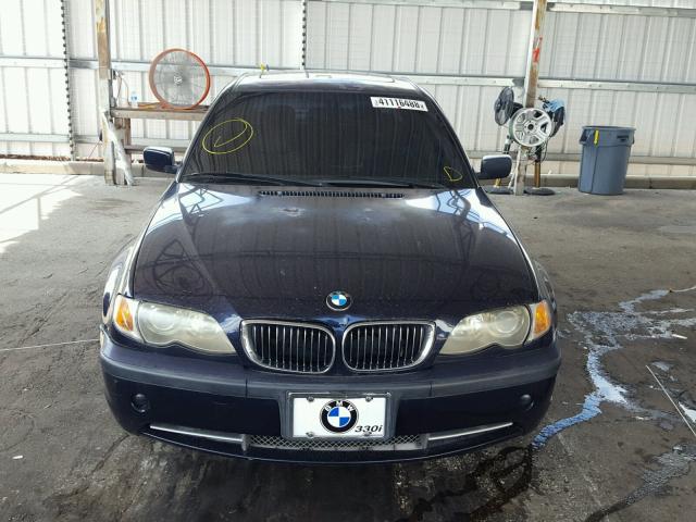 WBAEV53483KM27225 - 2003 BMW 330 I BLUE photo 9