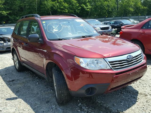 JF2SH6BC2AG913848 - 2010 SUBARU FORESTER X RED photo 1