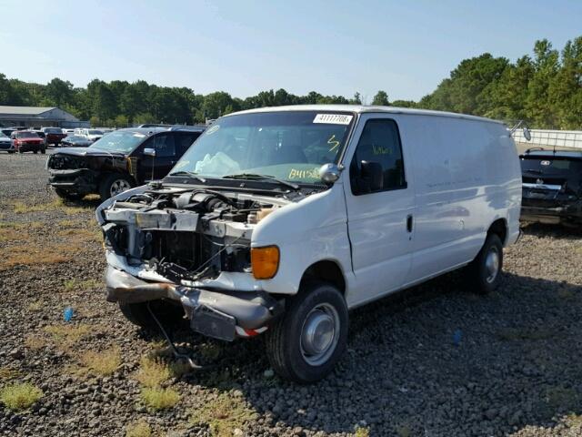 1FTNE24L54HB41533 - 2004 FORD ECONOLINE WHITE photo 2