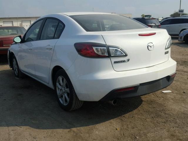 JM1BL1SF2A1180195 - 2010 MAZDA 3 WHITE photo 3