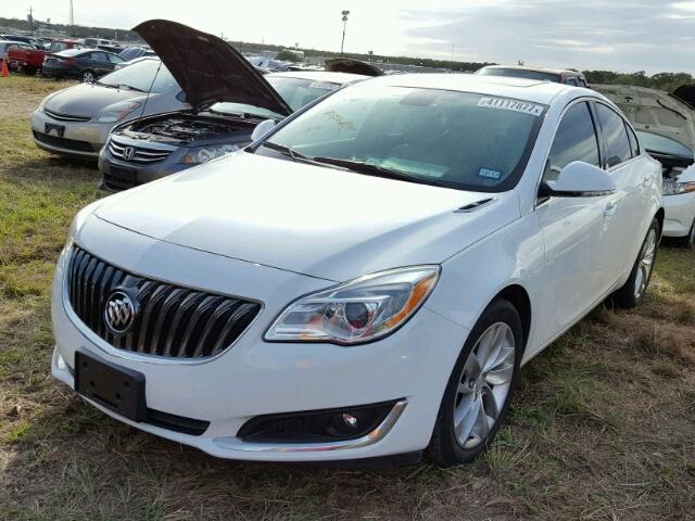 2G4GK5EX1G9103452 - 2016 BUICK REGAL WHITE photo 2