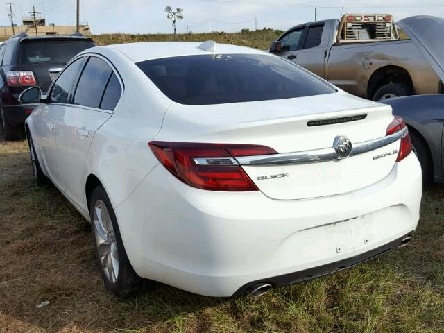 2G4GK5EX1G9103452 - 2016 BUICK REGAL WHITE photo 3