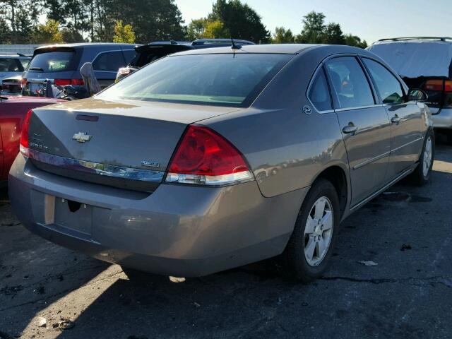 2G1WT58K179238405 - 2007 CHEVROLET IMPALA BROWN photo 4