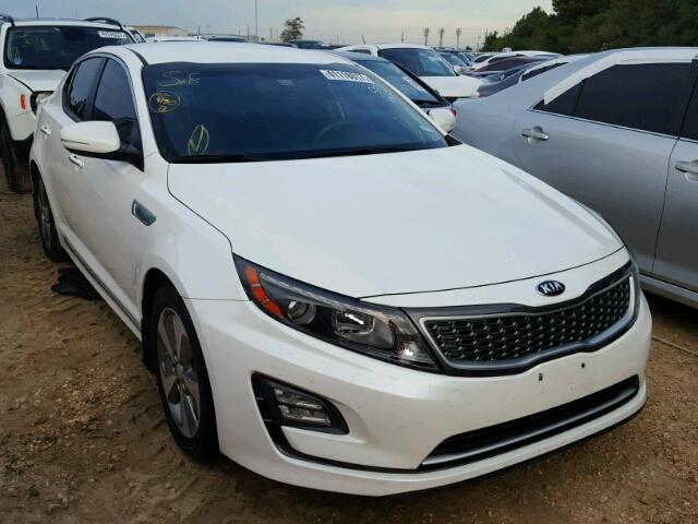 KNAGN4AD0G5092939 - 2016 KIA OPTIMA HYB WHITE photo 1