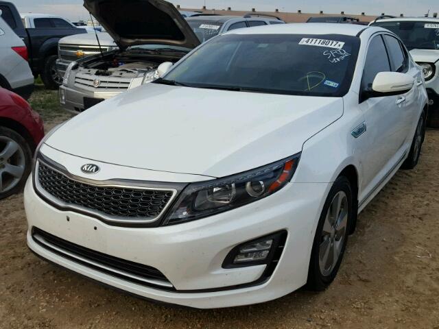 KNAGN4AD0G5092939 - 2016 KIA OPTIMA HYB WHITE photo 2