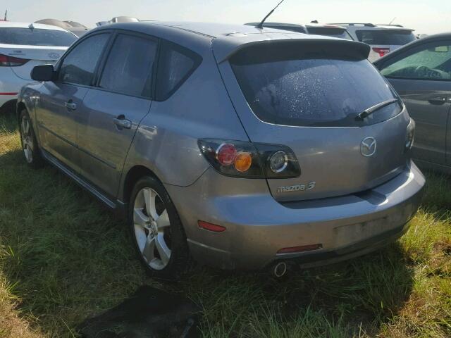 JM1BK143261455206 - 2006 MAZDA 3 HATCHBAC GRAY photo 3