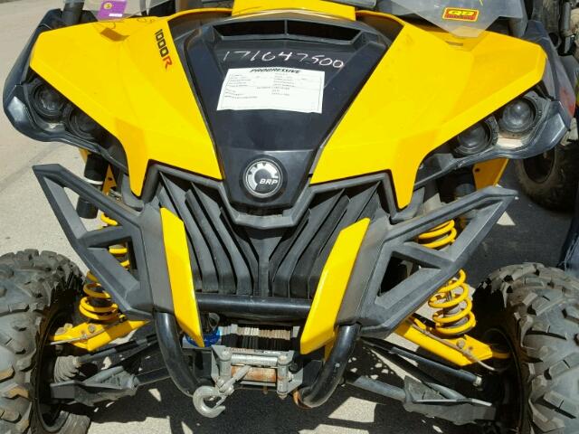 3JBPXLP13EJ001095 - 2014 CAN-AM MAVERICK YELLOW photo 9