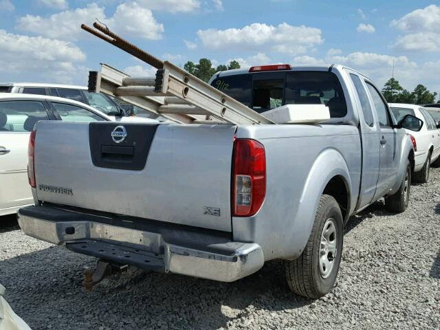 1N6BD06T57C422169 - 2007 NISSAN FRONTIER SILVER photo 4