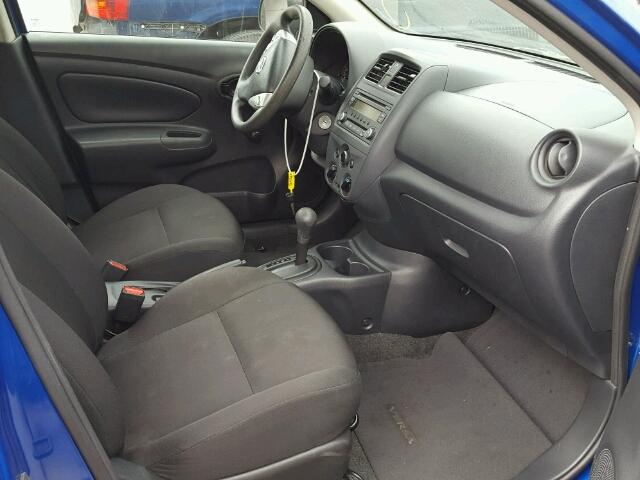 3N1CN7AP8FL895643 - 2015 NISSAN VERSA S BLUE photo 5