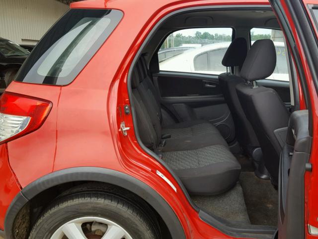 JS2YA413885103252 - 2008 SUZUKI SX4 BASE RED photo 6