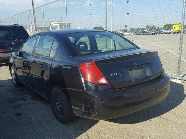 1G8AG52F03Z153213 - 2003 SATURN ION LEVEL BLACK photo 3