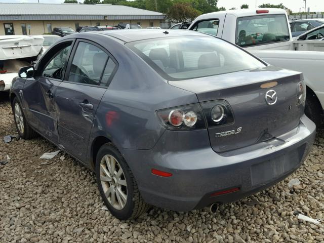 JM1BK12F271751468 - 2007 MAZDA 3 I GRAY photo 3