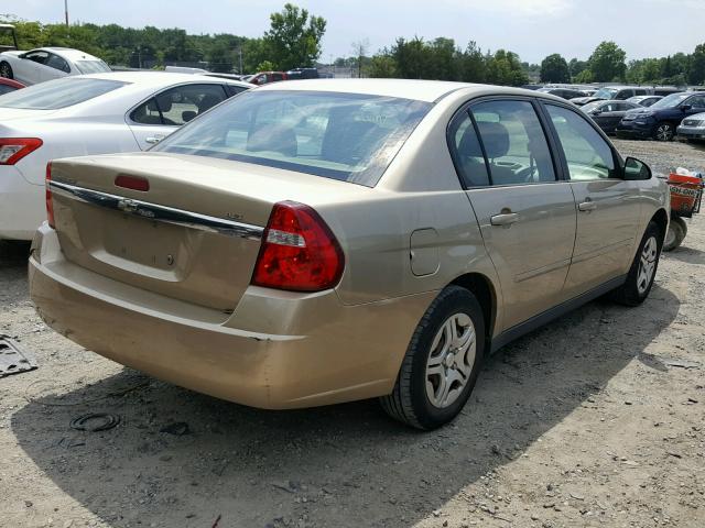 1G1ZS57F67F285294 - 2007 CHEVROLET MALIBU LS BEIGE photo 4