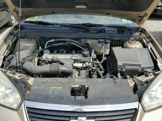 1G1ZS57F67F285294 - 2007 CHEVROLET MALIBU LS BEIGE photo 7