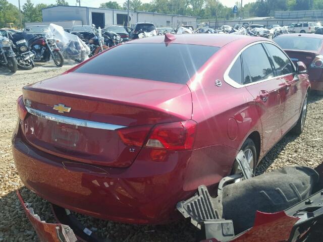 2G1125S37F9266934 - 2015 CHEVROLET IMPALA LT RED photo 4