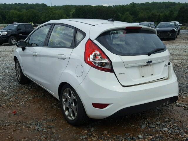3FADP4FJXCM194886 - 2012 FORD FIESTA SES WHITE photo 3
