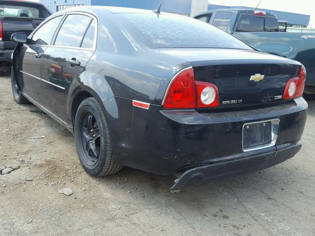 1G1ZC5E06AF102804 - 2010 CHEVROLET MALIBU 1LT შავი ფოტო 3