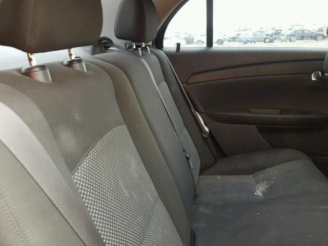 1G1ZC5E06AF102804 - 2010 CHEVROLET MALIBU 1LT შავი ფოტო 6