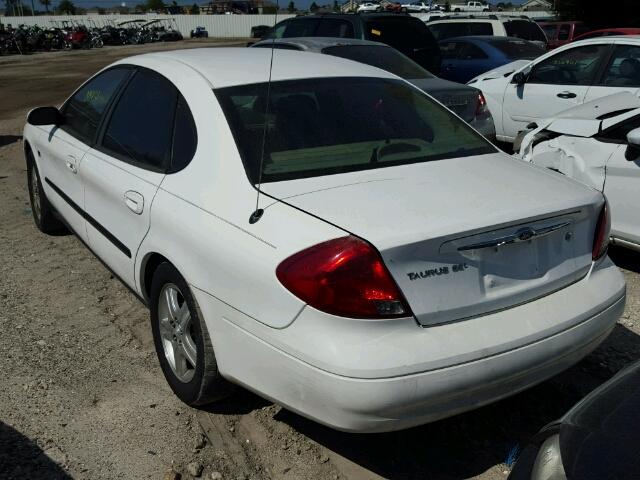 1FAFP56S9YA284817 - 2000 FORD TAURUS SEL WHITE photo 3