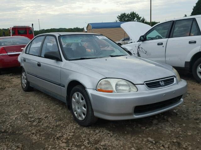 2HGEJ6522VH588102 - 1997 HONDA CIVIC DX SILVER photo 1