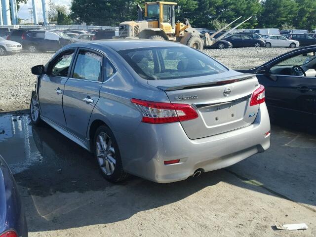 3N1AB7AP8EY305751 - 2014 NISSAN SENTRA GRAY photo 3