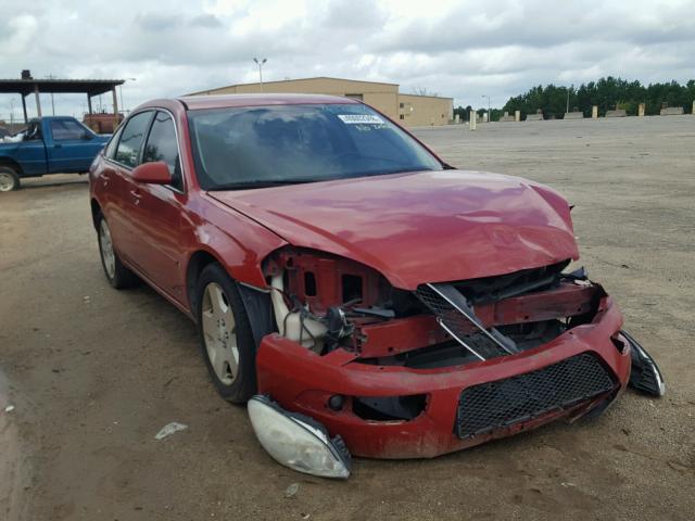 2G1WD58C789102092 - 2008 CHEVROLET IMPALA SUP წითელი ფოტო 1