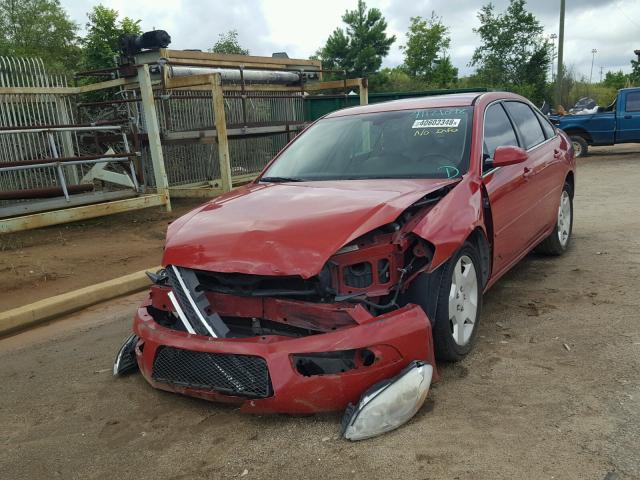 2G1WD58C789102092 - 2008 CHEVROLET IMPALA SUP წითელი ფოტო 2
