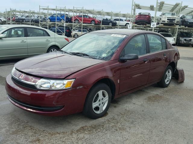 1G8AG52F83Z180756 - 2003 SATURN ION LEVEL RED photo 2