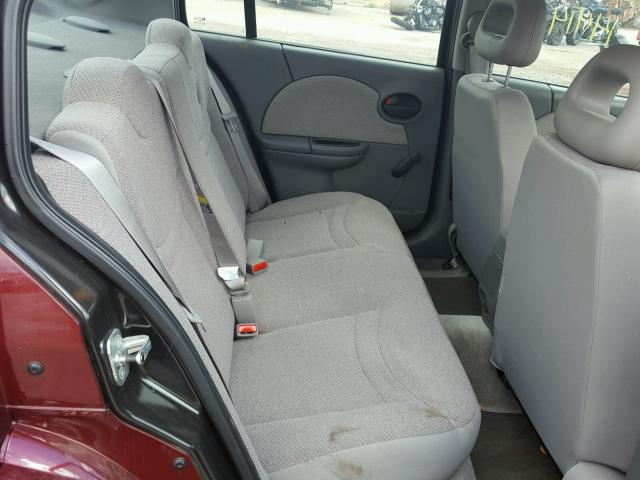 1G8AG52F83Z180756 - 2003 SATURN ION LEVEL RED photo 6