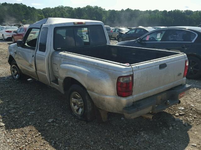 1FTYR14U81PA09274 - 2001 FORD RANGER SILVER photo 3