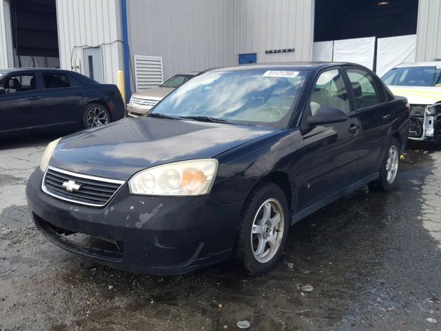 1G1ZS58F77F306099 - 2007 CHEVROLET MALIBU LS შავი ფოტო 2
