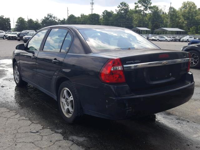 1G1ZS58F77F306099 - 2007 CHEVROLET MALIBU LS შავი ფოტო 3