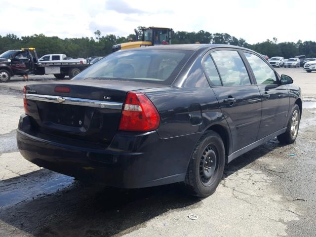 1G1ZS58F77F306099 - 2007 CHEVROLET MALIBU LS შავი ფოტო 4