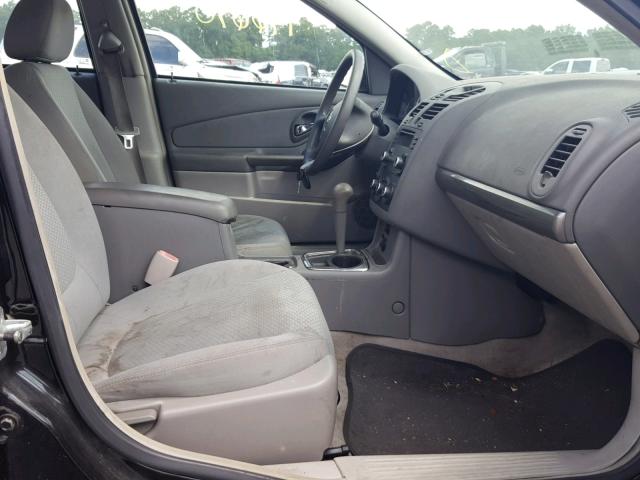 1G1ZS58F77F306099 - 2007 CHEVROLET MALIBU LS შავი ფოტო 5