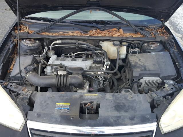 1G1ZS58F77F306099 - 2007 CHEVROLET MALIBU LS შავი ფოტო 7
