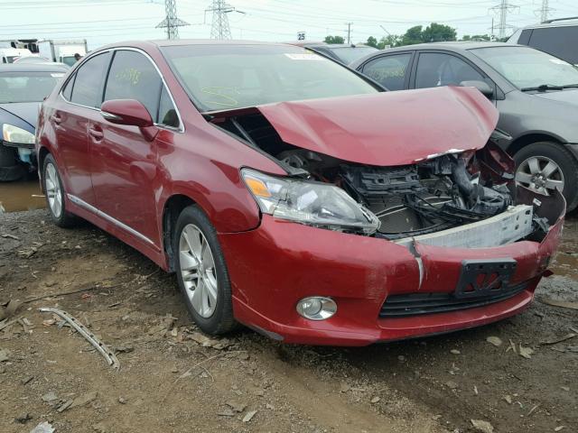 JTHBB1BA8A2009550 - 2010 LEXUS HS 250H MAROON photo 1