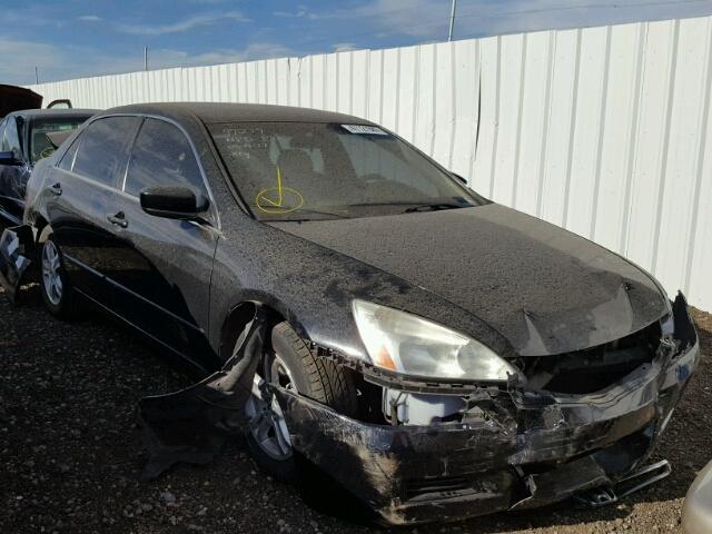 1HGCM56376A148618 - 2006 HONDA ACCORD BLACK photo 1