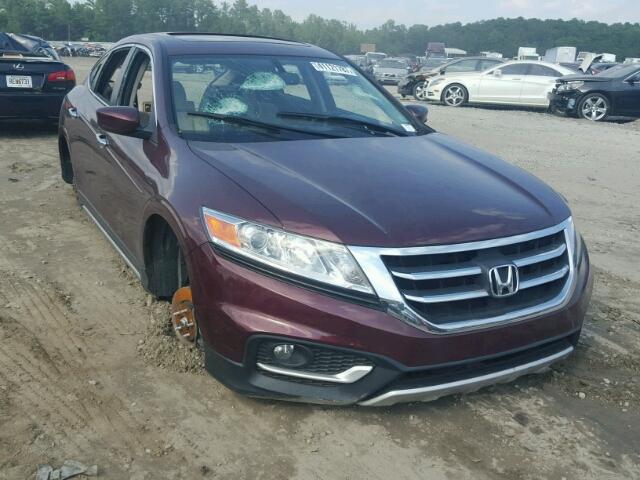 5J6TF3H38EL001876 - 2014 HONDA CROSSTOUR MAROON photo 1