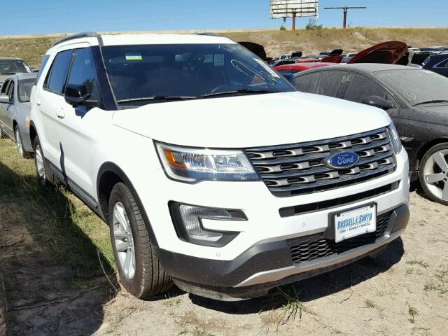 1FM5K7DH3HGC54034 - 2017 FORD EXPLORER X WHITE photo 1