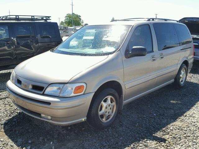 1GHDX03EXYD160647 - 2000 OLDSMOBILE SILHOUETTE TAN photo 2