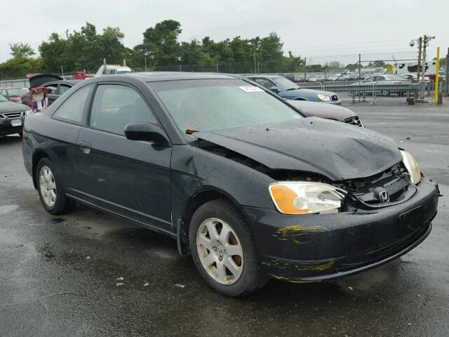 1HGEM22973L044339 - 2003 HONDA CIVIC EX BLACK photo 1